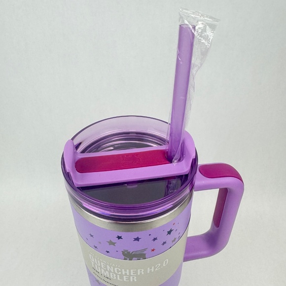 NEW Stanley x Olivia Rodrigo Collab Quencher H2.0 40oz Tumbler Lavender Stars - Picture 3 of 12